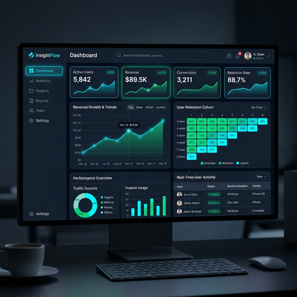 SaaS Dashboard UI